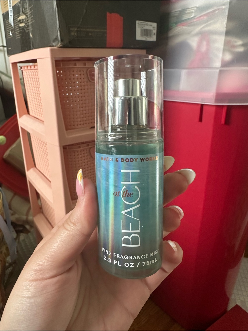 Bath & Body Works At the Beach Holographic Blue Fine Fragrance Mist